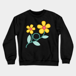 Cute Colorful Daisy Crewneck Sweatshirt